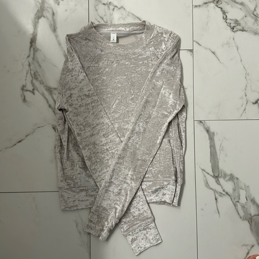 LIMITED EDITION Lululemon velvet long sleeve